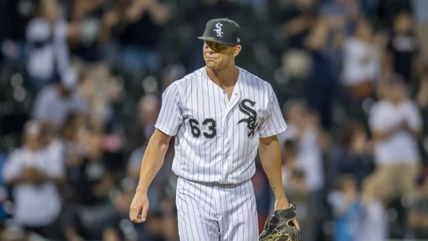 Chicago White Sox pitcher Ian Hamilton